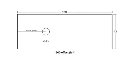 Bellevue PVC Slim Wall Hung Vanity 1200mm (Single/ Double Bowl) (Prime Oak) Poseidon