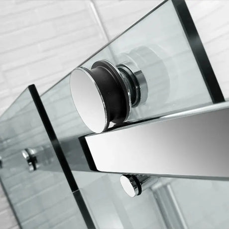 Frameless Adjustable Wall to Wall Sliding Shower Screen ozcovey