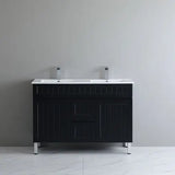 ACACIA SHAKER PVC Floor Vanity 1200mm (Double Bowl) Poseidon